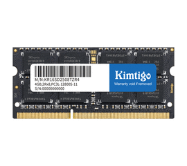 ოპერატიული მეხსიერება KIMTIGO KMTS4G8581600, RAM 4GB, DDR3 SODIMM, 1600MHZiMart.ge