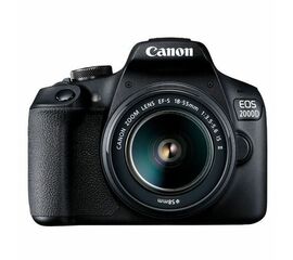 ფოტოაპარატი Canon EOS 2000D EF-S 18-55mm IS II Lens 24.1 MP  BlackiMart.ge