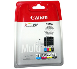 კარტრიჯი CANON CLI-451 INK CARTRIDGE – MULTIPACK  (B/C/M/Y)iMart.ge