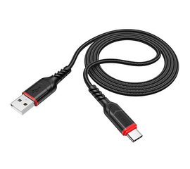 USB კაბელი HOCO ANDROID TYPE-C X59 VICTORY CHARGING CABLE TYPE-C 1M BLACK (6931474744920)iMart.ge