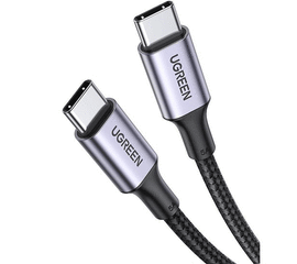 USB კაბელი UGREEN US316 (70427) USB TYPE-C TO TYPE-C BLACKiMart.ge