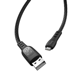 USB კაბელი HOCO S6 SENTINEL CABLE WITH TIMING DISPLAY FOR MICROiMart.ge