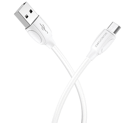 USB კაბელი BOROFONE BX19 MICRO 1 M (WHITE)iMart.ge