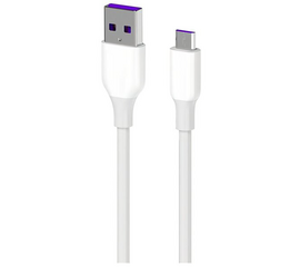 USB კაბელი 2E 2E-CCAM-WH USB-A MICROUSB GLOW 1M WHITEiMart.ge