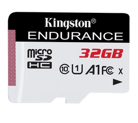 მეხსიერების ბარათი KINGSTON FLASH CARD 32GB MICROSDHC ENDURANCE 95R/30W C10 A1 UHS-I CARD ONLY (SDCE/32GB)iMart.ge