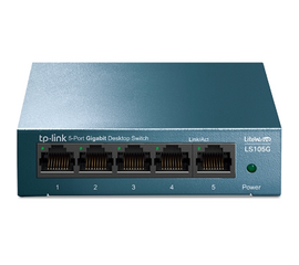 სვიჩი TP-LINK LS105G 5-Port 10/100/1000Mbps DESKTOP NETWORK SWITCHiMart.ge