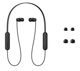 ყურსასმენი SONY WI-C100 WIRELESS IN-EAR EARPHONES BLACK (WIC100B.E)iMart.ge