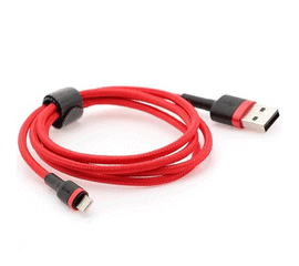 USB კაბელი BASEUS KEVLAR CABLE LIGHTNING 2.4A 1M CALKLF-B09 REDiMart.ge