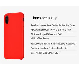 ქეისი  HOCO Pure series protective case for iPhoneXR REDiMart.ge