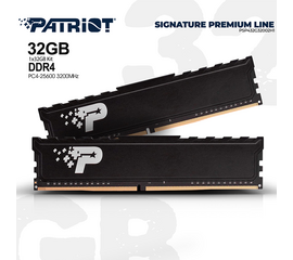 ოპერატიული მეხსიერება PATRIOT 32GB DDR4 3200MHZiMart.ge