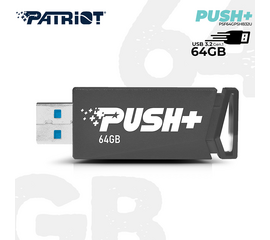 USB ფლეშ მეხსიერება PATRIOT PUSH+ 64GBiMart.ge