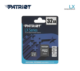 მეხსიერების ბარათი (ჩიპი) PATRIOT LX SERIES 32GBiMart.ge