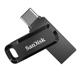 ფლეშ მეხსიერების ბარათი SANDISK USB FLASH DRIVE/ 256GB/GO 2-IN-1 USB TYPE-A & TYPE-C 256GB (SDDDC3-256G-G46) BLACKiMart.ge