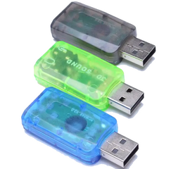 გადამყვანი USB ფლეშკა ხმის სისტემებისთვის TIDE 3D SOUND CARD 5.1iMart.ge