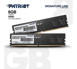 ოპერატიული მეხსიერება PATRIOT SL 8GB DDR5 4800MHZiMart.ge