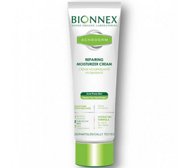 სახის დამატენიანებელი/აღმდეგნი კრემი აკნესკენ მიდრეკილი კანისთვის BIONNEX MOISTURIZING CREAM (30მლ)iMart.ge