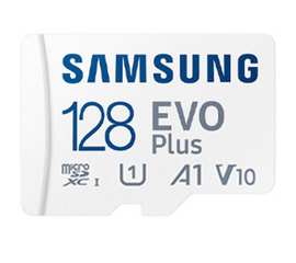 მეხსიერების ბარათი (ჩიპი) SAMSUNG EVO PLUS A1 V10 MICROSDXC UHS-I 128GB CLASS10iMart.ge