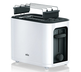 ტოსტერი BRAUN HT3010WH (2, 1000W)iMart.ge