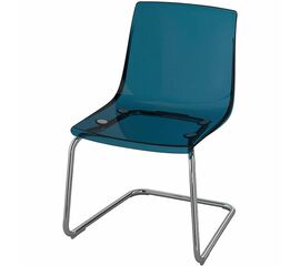 ქრომირებული სკამი IKEA TOBIAS (56 სმ) ლურჯიiMart.ge
