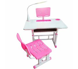 საბავშვო სკამი და მაგიდა განათებით K-1O (70×46×60 სმ) PINKiMart.ge