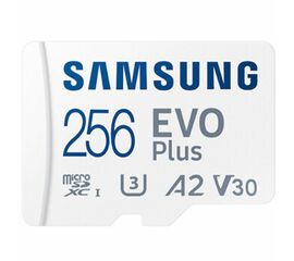 მეხსიერების ბარათი SAMSUNG EVO PLUS A2 V30 MICROSDXC UHS-I 256 GB СLASS 3iMart.ge