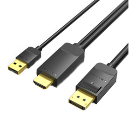 HDMI გადამყვანი VENTION ABJBG HDMI TO DP (1.5 მ)iMart.ge