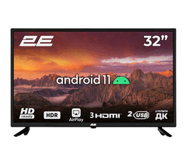 SMART ტელევიზორი 2E 2E-32A06K (32", 1366x768)iMart.ge
