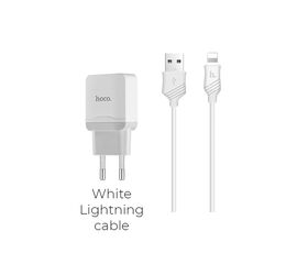 ადაპტერი HOCO C22A Little Superior USB to MicroUSB Charging Cable White - 1miMart.ge