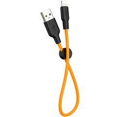 USB კაბელი HOCO X21 PLUS SILICONE CHARGING CABLE FOR LIGHTNING (0.25 M)iMart.ge
