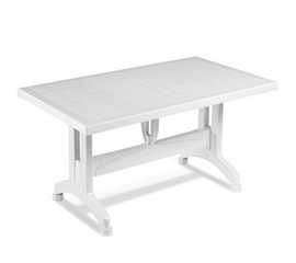 პლასტმასის მაგიდა SELVI CT061 (80X140X73.5 სმ) WHITEiMart.ge