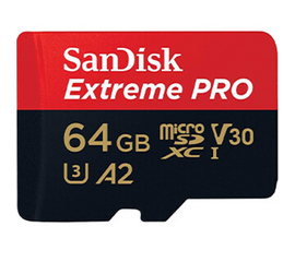 მეხსიერების ბარათი (ჩიპი) SANDISK SDSQXCU-064G-GN6MA 64GB EXTREME PRO MICROSD/XCiMart.ge