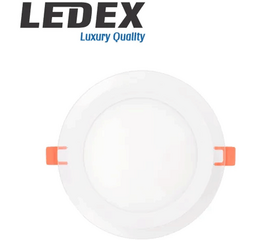 შეკიდული ჭერის LED პანელური სანათი LEDEX LED GLASS DOWN LIGHT (ROUND) 12W 3000KiMart.ge