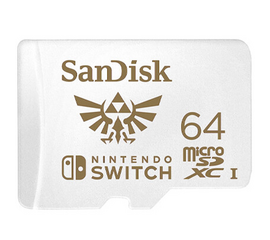 მეხსიერების ბარათი (ჩიპი) SANDISK LICENSED MEMORY CARDS FOR NINTENDO SWITCH 64 GBiMart.ge