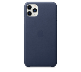 მობილურის ქეისი  Apple/ iPhone 11 Pro Max Leather Case - Midnight Blue (MX0G2ZM/A)iMart.ge