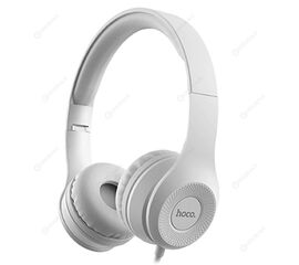 ყურსასმენი Hoco W21 Graceful charm wire control headphones GrayiMart.ge