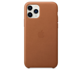 მობილურის ქეისი iPhone 11 Pro Leather Case - Saddle Brown (MWYD2ZM/A)iMart.ge