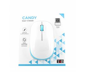 მაუსი TNB MWCANDYBL Wireless Mouse Candy design 1000DPI USB  (3303170094297) PC/MAC/   WhiteiMart.ge