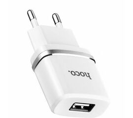 სმარტფონის დამტენი Hoco C11 Smart single USB charger,white(EU)iMart.ge