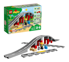 მატარებლის ლიანდაგის სათამაშო LEGO TRAIN BRIDGE AND TRACKS (10872)iMart.ge
