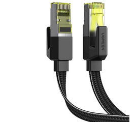 ქსელის კაბელი UGREEN NW189 (40166) CAT7 U/FTP LAN CABLE BLACK (15 M)iMart.ge