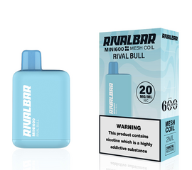 ერთჯერადი ელექტრო სიგარეტი RIVALBAR RIVAL BULL (ენერგეტიკული სასმელი, 600 PUFFS)iMart.ge