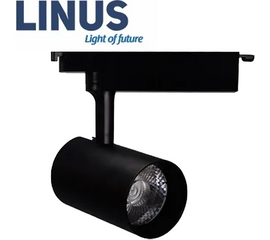 რელსის ნათურა LINUS LED TRACK (12 W, 3000K) BLACKiMart.ge