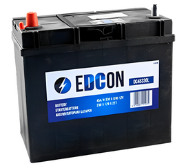 აკუმულატორი EDCON DC45330L +- AZIA 45ა/ს 330ს/დiMart.ge
