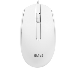 მაუსი MARVO MS003 WH USB WIRED MOUSEiMart.ge