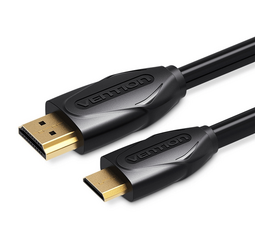 HDMI კაბელი VENTION VAA-D02-B150 (1.5 M) BLACKiMart.ge