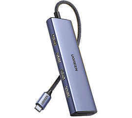 USB-C ჰაბი UGREEN CM511 (20956A) GREYiMart.ge