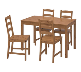 სამზარეულოს მაგიდა 4 სკამით IKEA JOKKMOKK 50211104iMart.ge