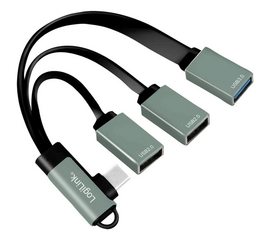 USB-C ჰაბი LOGILINK UA0361 (15 CM)iMart.ge