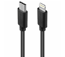 USB კაბელი ACME CB1061 USB-C TO LIGHTNING BLACK (1 M)iMart.ge