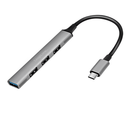 USB-C ჰაბი LOGILINK UA0392 USB3.2 TYPE-C 4-PORT SLIM HUBiMart.ge